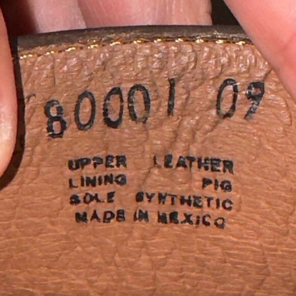 J.D. Fisk Classic Leather Wingtip Casual Oxfords Brown Men's 12M - Picture 10 of 12